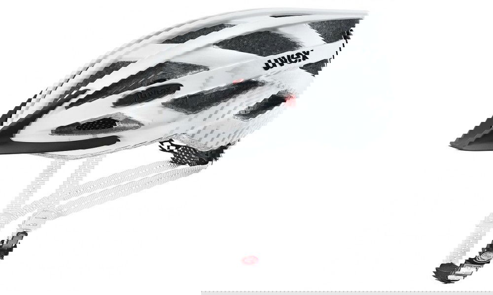 Kask rowerowy Uvex City i-vo - biało-czarny