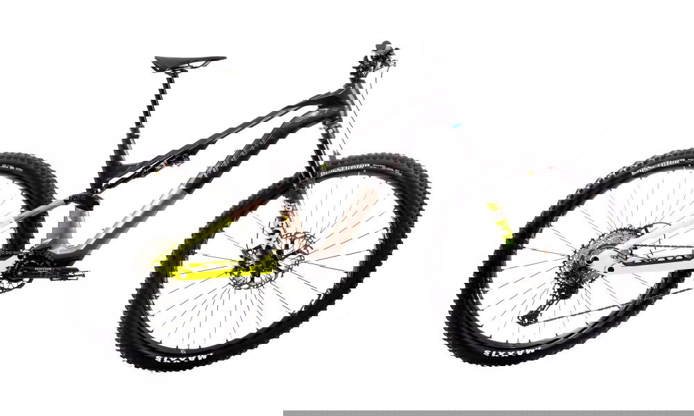 Rower górski elektryczny Haibike LYKE CF 11 - szaro-piaskowo-limonkowy