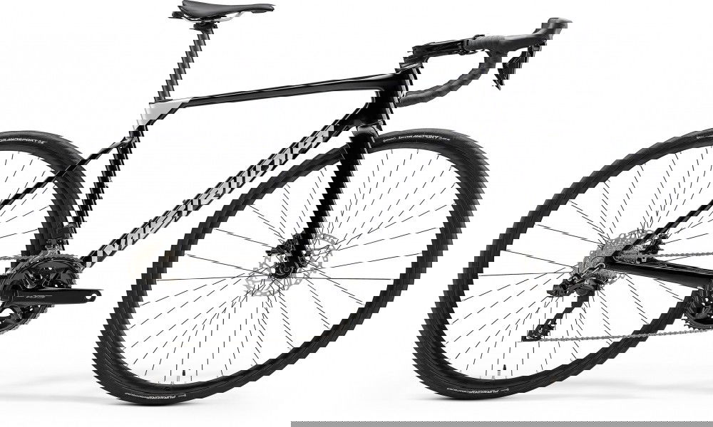 Rower szosowy Merida Scultura 6000 2024 - czarny-srebrny