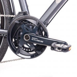 Rower trekingowy Unibike Globetrotter Lady 2024 - szary 2