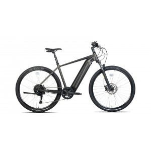 Rower crossowy elektryczny Unibike Falcon Men 2024 - zielony 1