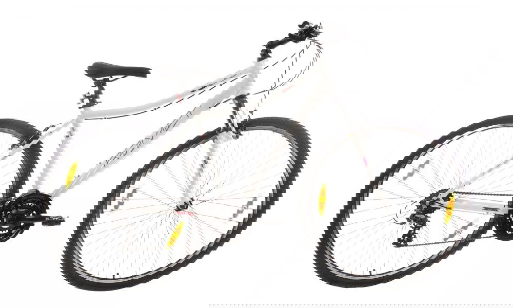 Rower crossowy Romet Orkan D 2024 - biało-fioletowy