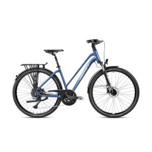 Rower trekkingowy Romet Gazela 7 CS 2024 - granatowo-beżowy 1