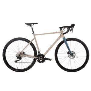 Rower gravel Romet Aspre 2 2024 - beżowo-zielony 1