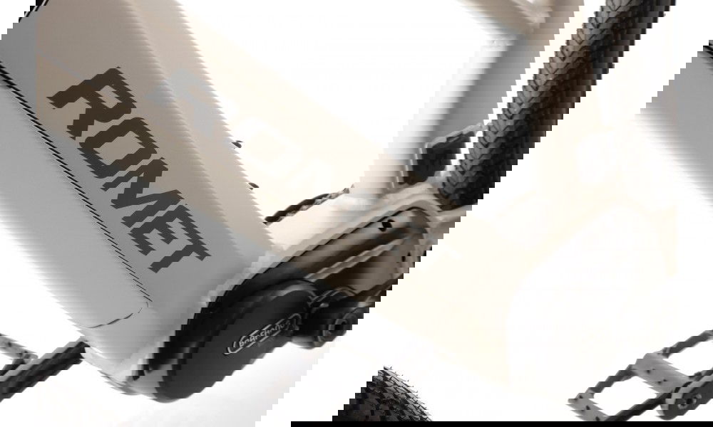 Rower crossowy elektryczny Romet e-Orkan D2.0 2024 - srebrny