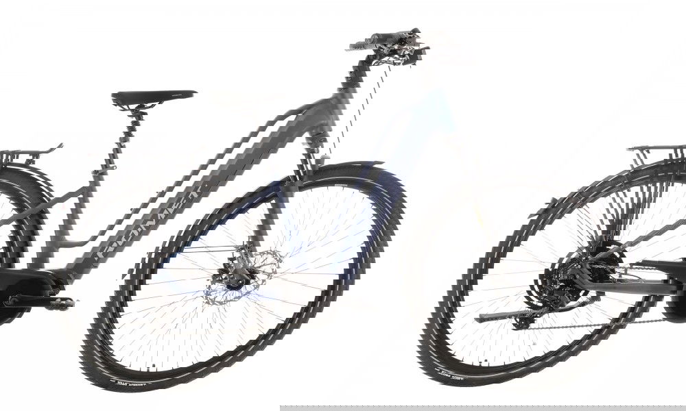 Rower trekkingowy elektryczny Romet Gazela 3.0 2024 - granatowy