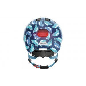 Kask rowerowy Abus Smiley 3.0 LED - niebieski
