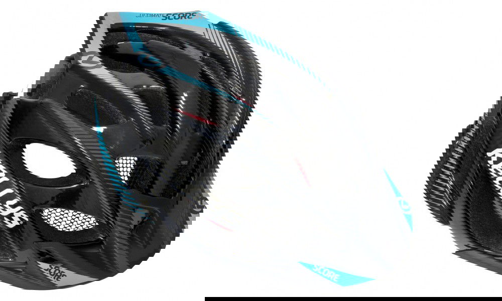 Kask rowerowy Kellys Score - czarno-limonkowy