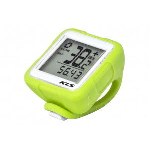 Licznik rowerowy Kellys Reflex - limonkowy