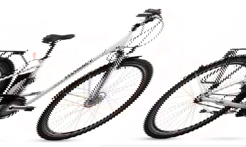 Rower miejski elektryczny Romet Expression White 2016