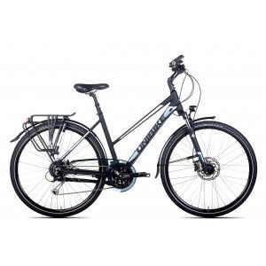 Rower trekingowy Unibike Expedition Lady  - czarno-grafitowy