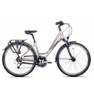 Rower trekingowy Unibike Voyager Lady  - tytanowy