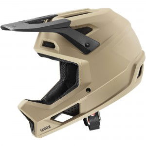 Kask rowerowy Uvex Ravage - beżowo-czarny 1
