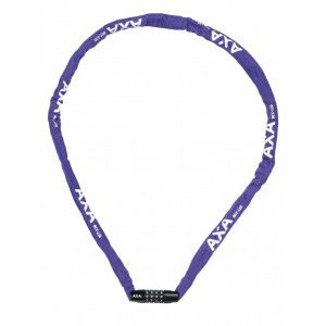 Zamek rowerowy AXA Chain Rigid 120cm/35mm szyfr - fioletowy 1