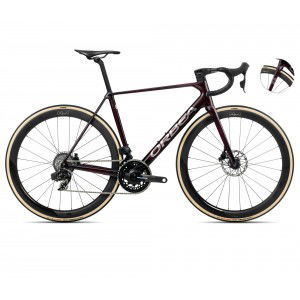 Rower szosowy Orbea Orca M21eLTD PWR 2025 - bordowo-srebrny 1