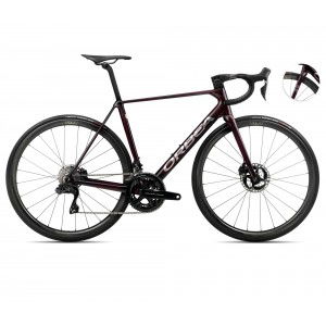 Rower szosowy Orbea Orca M10iLTD PWR 2025 - bordowo-srebrny 1