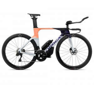 Rower triathlonowy Orbea Ordu M30iLTD 2025 - srebrno-fioletowo-pomarańczowy 1