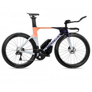Rower triathlonowy Orbea Ordu M20iLTD 2025 - srebrno-fioletowo-pomarańczowy 1