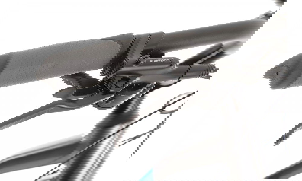 Rower trekkingowy Romet Gazela 8 2024 - grafitowy-turkusowy