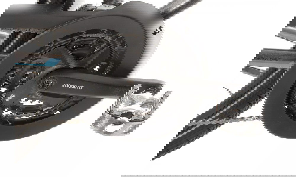 Rower trekkingowy Romet Gazela 8 2024 - grafitowy-turkusowy