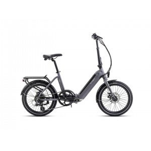 Rower miejski składany Romet E-Wigry 1.0 504Wh - grafitowy 1