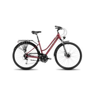 Rower trekkingowy Romet Gazela 6 SPECJAL - bordowo-grafitowy 1