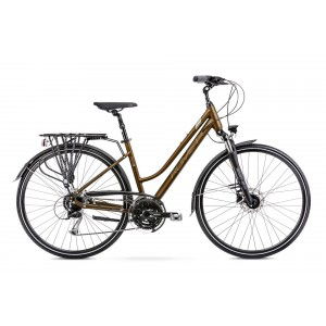Rower trekkingowy Romet Gazela 6 SPECJAL - brązowo-szampański 1