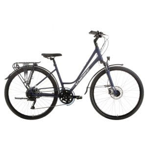 Rower trekingowy Unibike Voyager Lady 2025 - granatowy 1