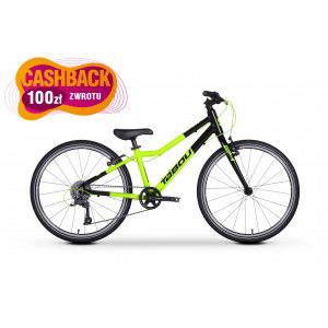 Rower młodzieżowy Tabou Superlite 24 2025 - czarno-limonkowy 1