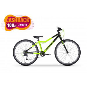 Rower młodzieżowy Tabou Superlite 26 2025 - czarno-limonkowy 1