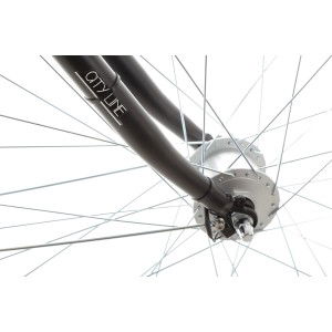 Rower miejski Romet Art Deco Lux 2024-Wersja B - czarny 2