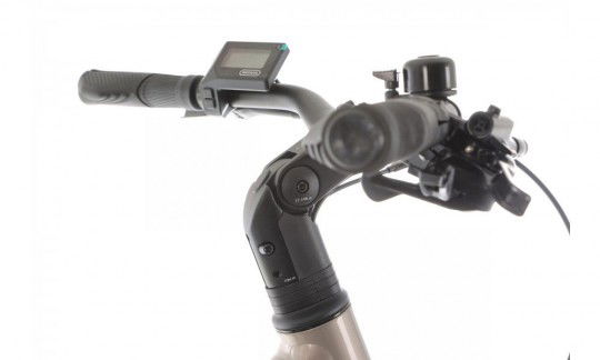 rower trekkingowy elektryczny romet gazela 20 2024 bezowo szary